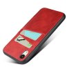 iPhone Xr Skal med Kortfack Röd