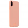 iPhone X/Xs Skal Silikon Pink Peach