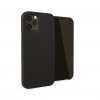 Magnetic Leather Case för iPhone 12/12 Pro Svart