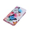 iPod Touch 2019 Plånboksfodral Kortfack Motiv Färgglada Blommor och Fjärilar