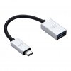 Adapter USB-C Till USB AluCable Svart Silver