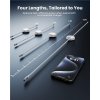 Kabel 100W Retractable USB-C 2-pack Vit