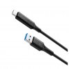 PowerArc Kabel ArcWire™ USB-A till USB-C 1 meter 2-pack Svart