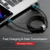 Kabel Cafule Cable USB-A/USB-C 3m Röd Svart