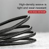 Kabel Cafule Cable USB-A/USB-C 3m Röd Svart