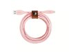 Kabel DuraTek Plus Lightning till USB-A med Strap Rosa