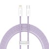 Kabel Dynamic Series USB-C till Lightning 2 m Lila