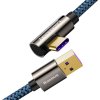 Kabel Legend Series USB-A till USB-C 2 m Blå