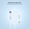 Kabel Liquid Silicone USB-A/Lightning 1.2m Vit