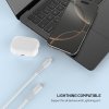 Kabel Liquid Silicone USB-C/Lightning 1.2m Vit