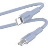 Kabel Soft Charge & Sync Cable USB-C/Lightning 1.5m Ljusblå