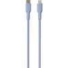 Kabel Soft Charge & Sync Cable USB-C/Lightning 1.5m Ljusblå