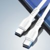 Kabel USB-C till USB-C PD 60W 1 meter Vit