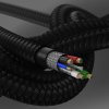 Kabel USB-C till USB-C Premium Cable 3 meter Glamour Black
