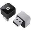 Mini Cube Trådlös CarPlay/Android Auto Adapter Silver