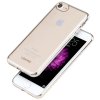 Kim Series till iPhone 7/8 Plus Mobilskal TPU Klar Silver Plätering