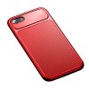 Knight Series Mobilskal till iPhone 8/7 TPU Glas Röd