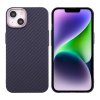 iPhone 14 Skal Kolfibermönster Lila