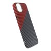 iPhone 14 Plus Skal Kolfibermönster Röd Svart