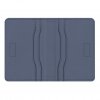 Korthållare Card Wallet Snap Leather Blå