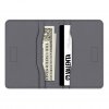 Korthållare Card Wallet Snap Leather Grå