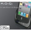 Kidigi iPhone 4 med Bumper / Case USB Bordsladdare / Sync / Dock