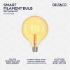 LED-lampa Filament E27 WiFi G125 5.5W