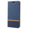 LG G6 Plånboksfodral Korstextur PU-läder Blå