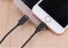 Lightning till USB Type-c Kabel för iPhone Svart