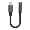 Ljudadapter USB-C till 3.5mm AUX 0.1m Svart