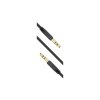 Ljudkabel AUX 3.5mm 1m Svart
