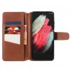 Samsung Galaxy S21 Ultra Fodral Essential Leather Maple Brown