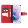 Samsung Galaxy S21 Plus Fodral Essential Leather Poppy Red