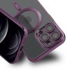 iPhone 12 Pro Max Skal Glitter Transparent MagSafe Lila