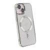 iPhone 13 Skal Glitter Transparent MagSafe Silver