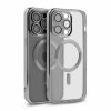 iPhone 15 Pro Skal Glitter Transparent MagSafe Silver
