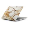 MacBook Air 13 (A1932. A2179) Skal Marmor Guld Vit
