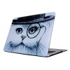 Macbook Air 13 Skal Hårdplast Cool Cat med Monokel