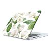 MacBook Pro 13 Touch Bar (A1706 A1708 A1989 A2159) Skal Hårdplast Vita Blommor