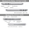Macbook Pro 13.3 (A1278) Skal Leopard Lila Vit
