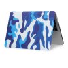 MacBook Pro 13 Touch Bar (A1706 A1708 A1989 A2159) Skal Kamouflage Blå
