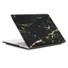 MacBook Pro 13 Touch Bar (A1706 A1708 A1989 A2159) Skal Marmor Svart Guld