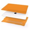 MacBook Pro 15 Touch Bar Skal Hårdplast Transparent Orange (A1707. A1990)