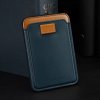 MagSafe Korthållare Magnetic Leather Wallet Blå