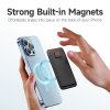 MagSafe Korthållare Magnetic Leather Wallet Svart
