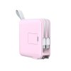 MagSafe-powerbank/Reseladdare Inbyggda kablar/Apple Watch-laddning Rosa