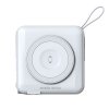 MagSafe-powerbank/Reseladdare Inbyggda kablar/Apple Watch-laddning Vit