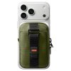 MagSafe Väska Portable Organizer Pouch Snap Zip MagFit Olive Green
