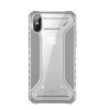 Michelin Series till iPhone Xs Max Silikon Akrylplast Stötsökert Grå