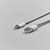 Micro-USB Kabel 1m Metallic Silver